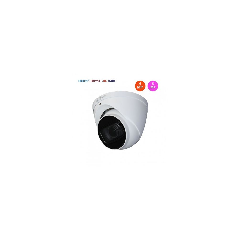 Dahua - Dôme zoom motorisé 2.7-13.5 mm HDCVI 5MP IR 60m - Caméra de surveillance connectée