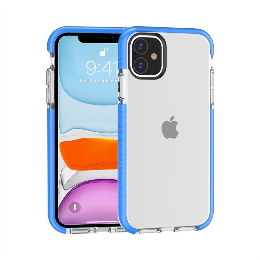 Wewoo - Coque Souple Pour iPhone 11 TPU très transparente bleue - Coque, étui smartphone