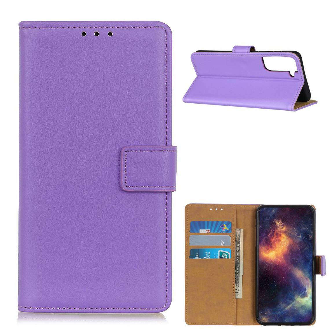 Other - Etui en PU avec support violet pour votre Samsung Galaxy S30 - Coque, étui smartphone