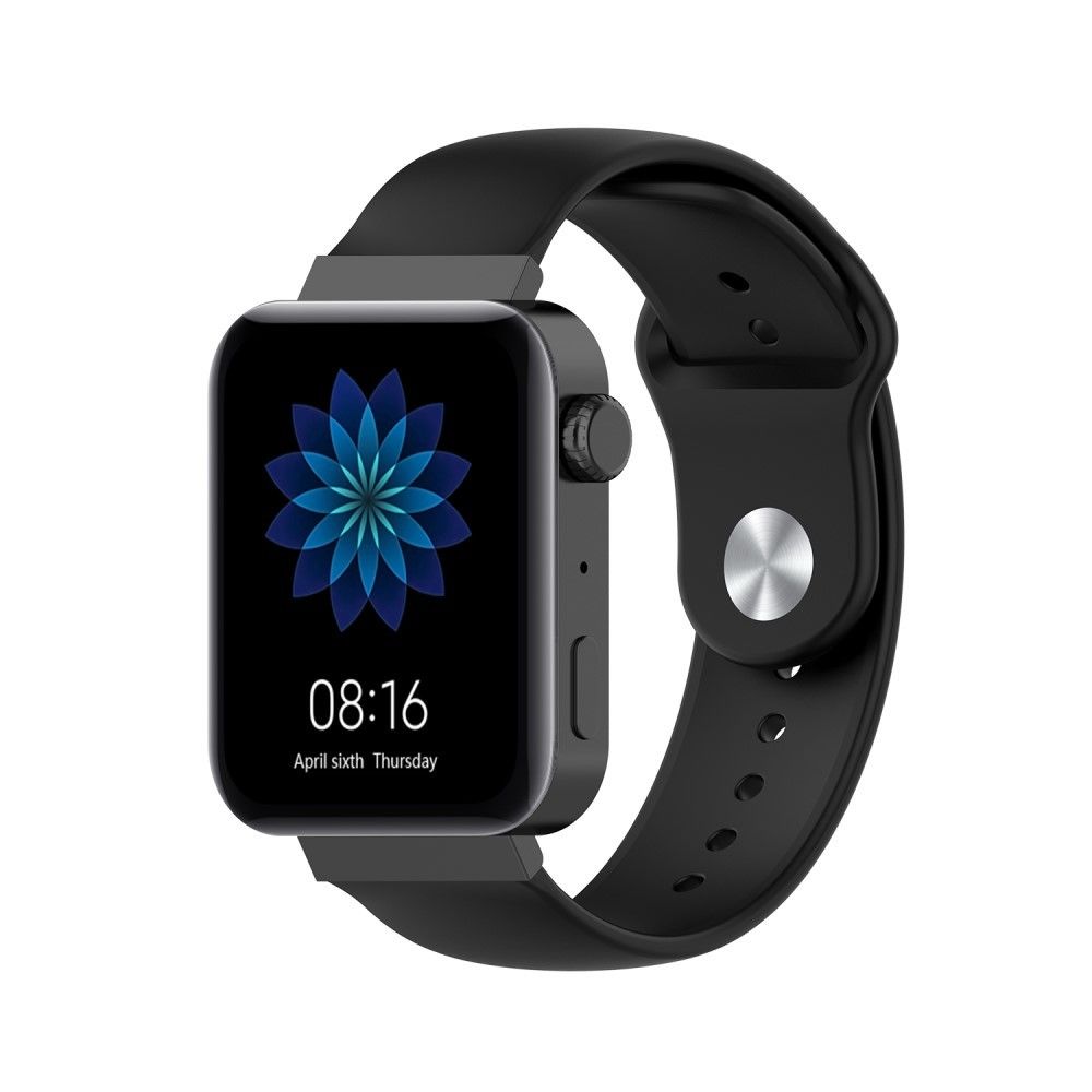marque generique - Coque en TPU couleur unie noir pour votre Xiaomi Mi Watch - Accessoires bracelet connecté