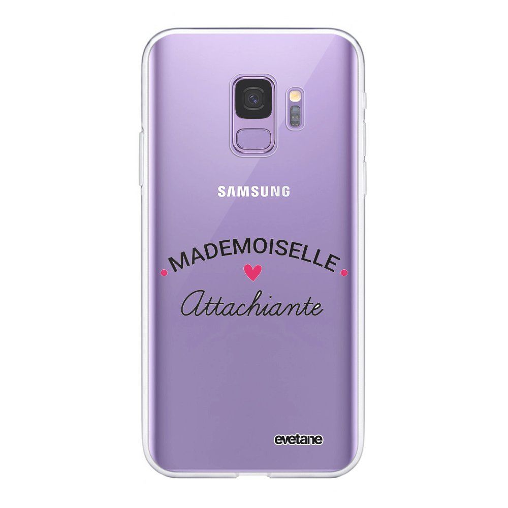 Evetane - Coque Samsung Galaxy S9 360 intégrale transparente Mademoiselle Attachiante Ecriture Tendance Design Evetane. - Coque, étui smartphone