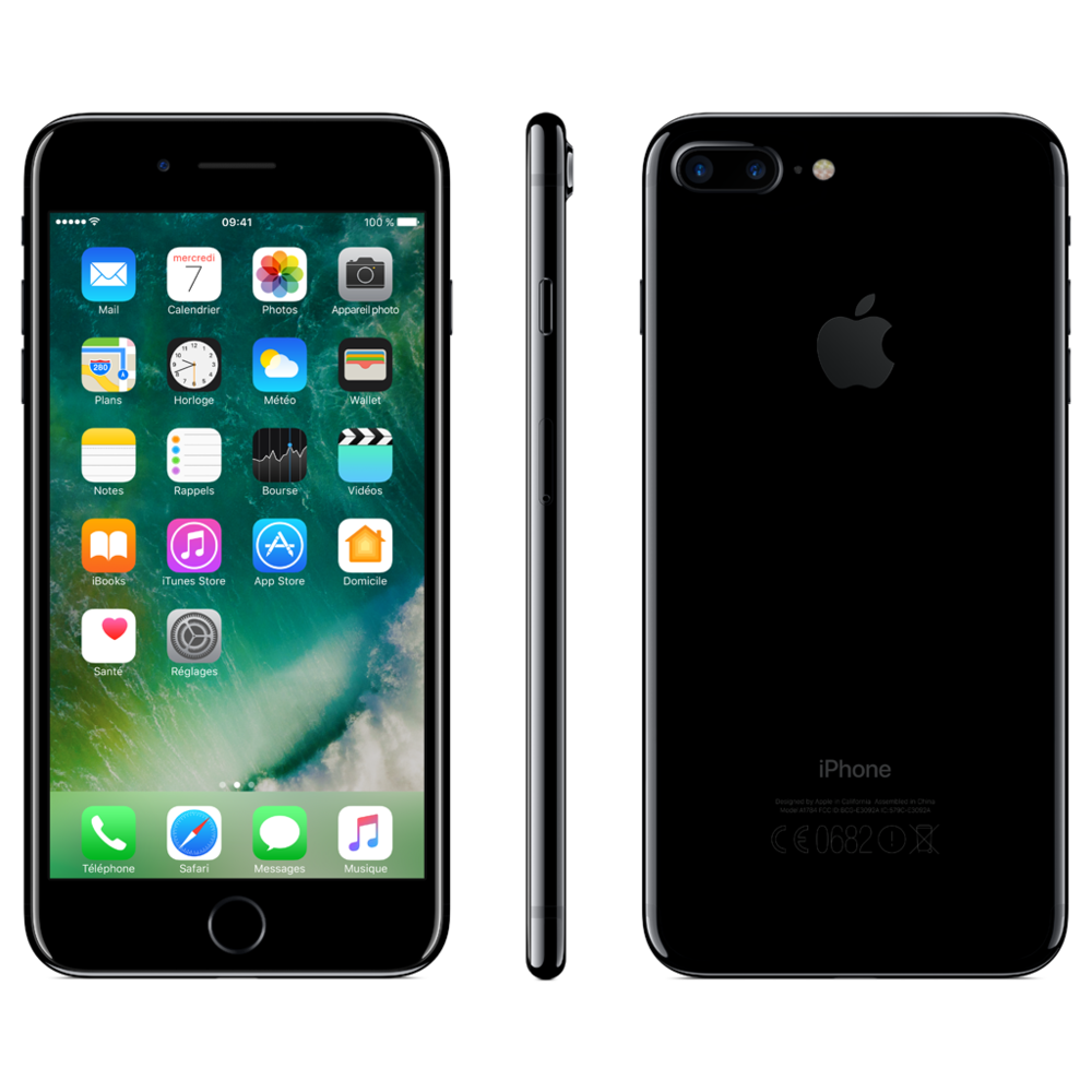 Apple - iPhone 7 Plus - 256 Go - Noir de Jais - Reconditionné - iPhone
