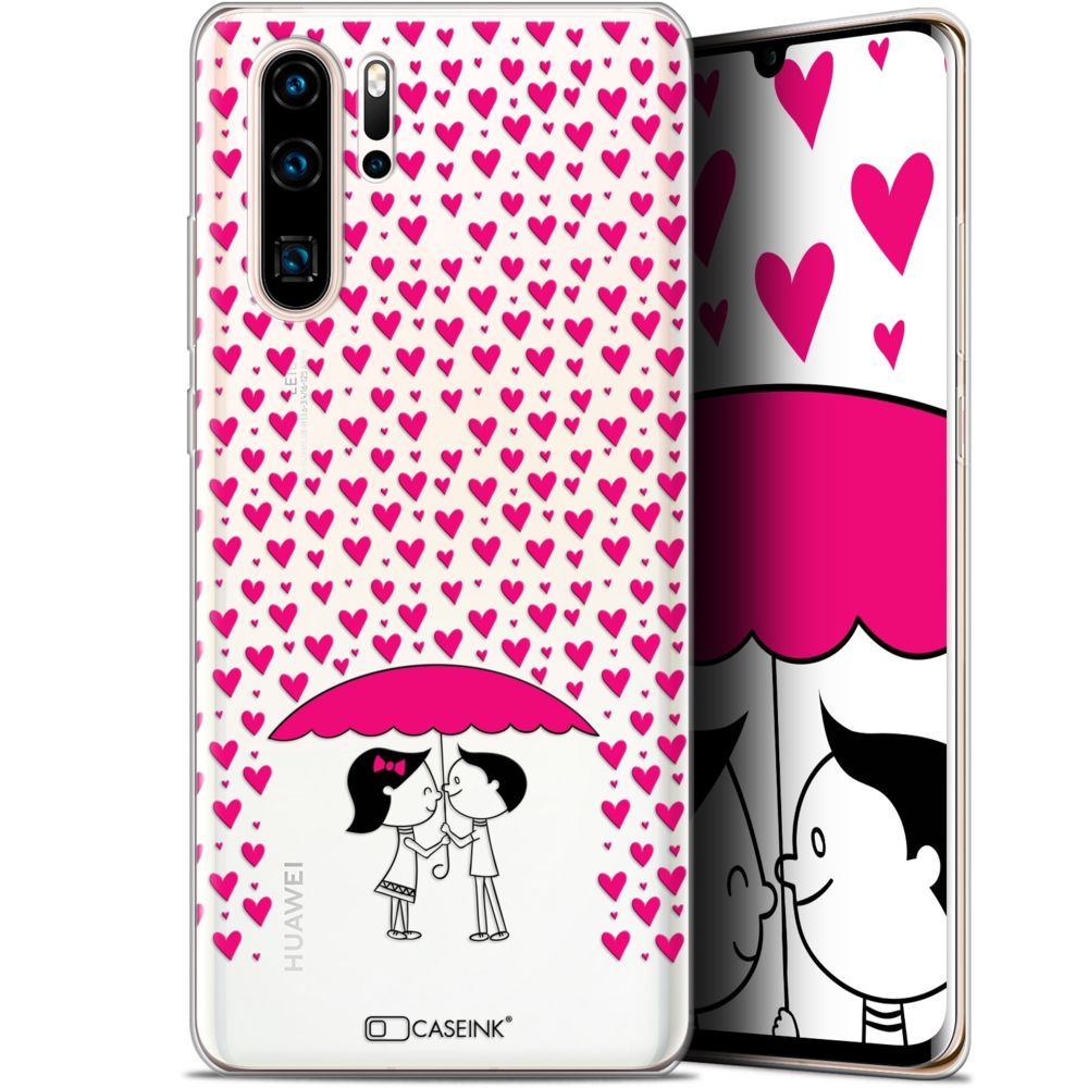 Caseink - Coque Pour Huawei P30 Pro (6.47 ) [Gel HD Collection Love Saint Valentin Design Pluie d'Amour - Souple - Ultra Fin - Imprimé en France] - Coque, étui smartphone