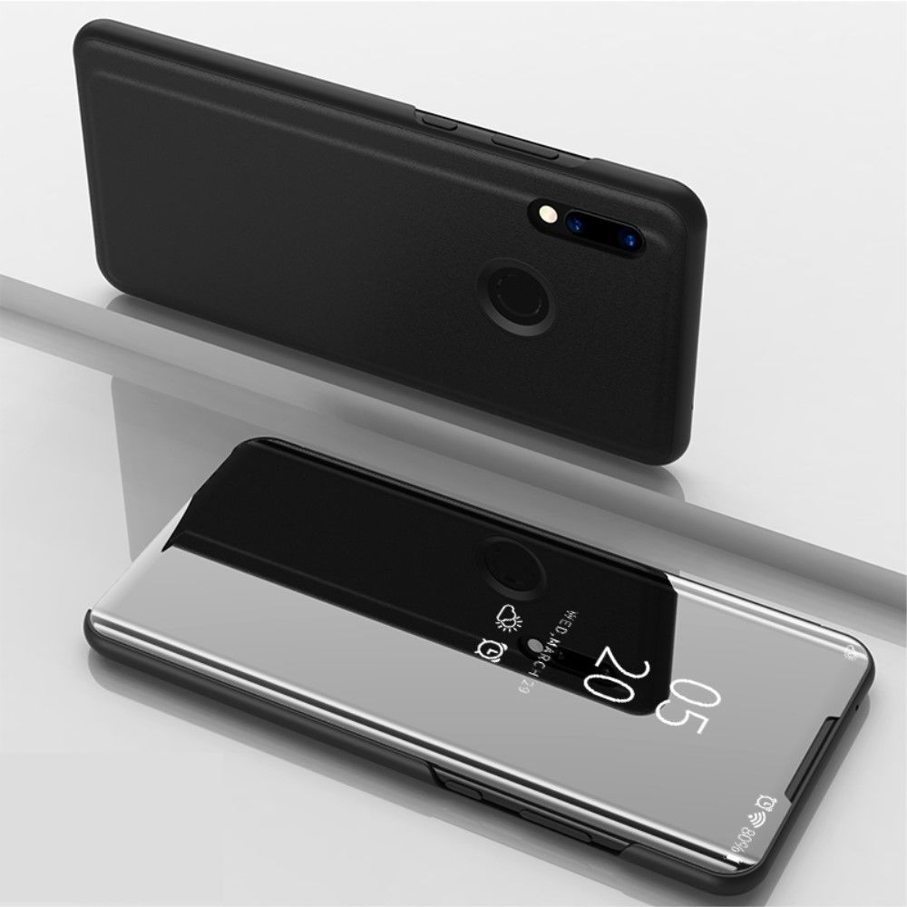 marque generique - Etui en PU support de rétroviseur pour vitre noir pour votre Huawei P Smart (2019) - Coque, étui smartphone
