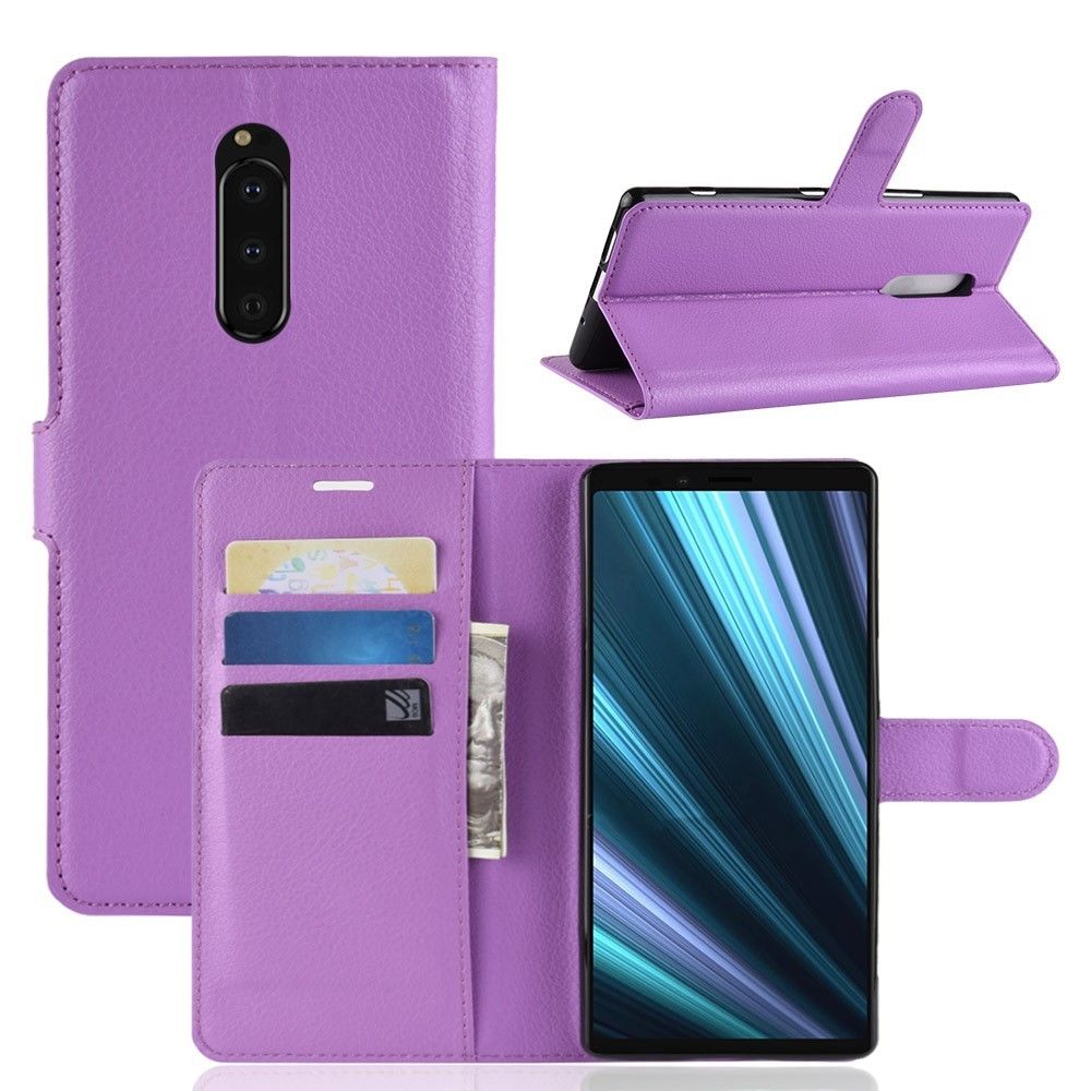 marque generique - Etui en PU magnétique avec support violet pour votre Sony Xperia XZ4 - Autres accessoires smartphone