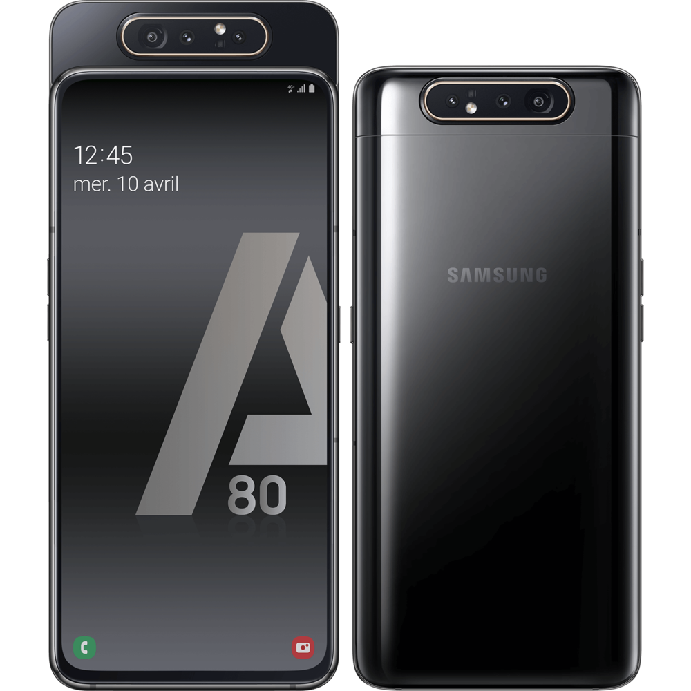 Samsung - Galaxy A80 - 128 Go - Noir - Smartphone Android