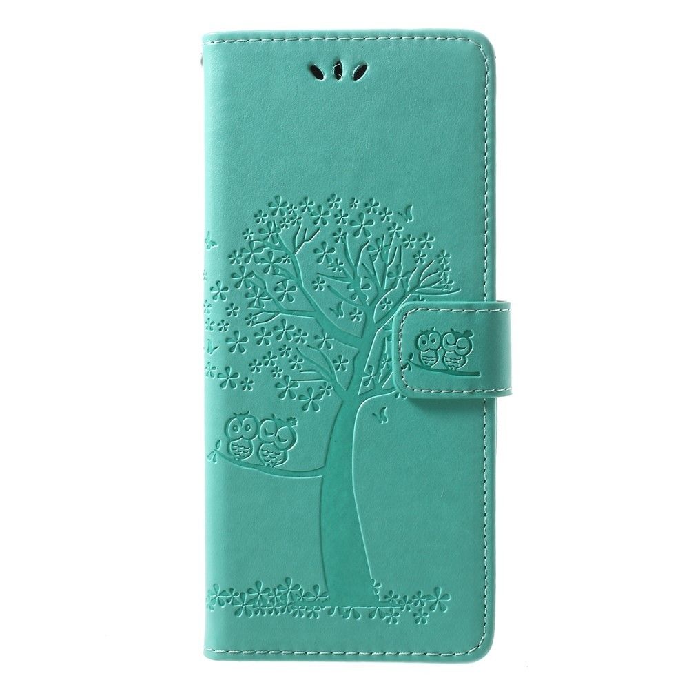 marque generique - Etui en PU chouette arboricole vert pour votre Sony Xperia 1 - Coque, étui smartphone