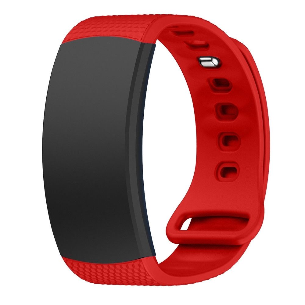 Wewoo - Bracelet pour montre connectée en silicone Samsung Gear Fit2 SM-R360taille de la dragonne 150-213mm rouge - Bracelet connecté