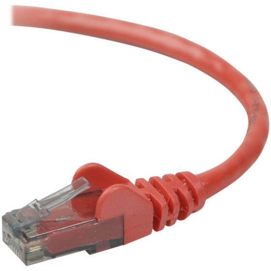 Seven 7 - Belkin AL980b01M Câble réseau RJ45 cat6 UTP anti accros 1 m Rouge - Accessoires bracelet connecté