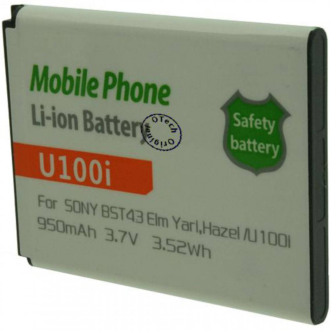 Otech - Batterie compatible pour SONY ELM YARL - Batterie téléphone