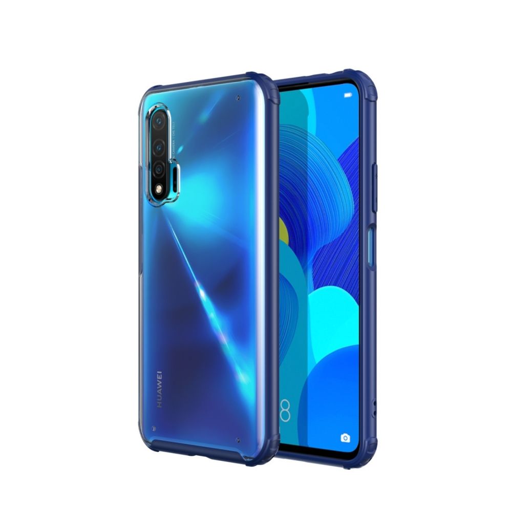 Wewoo - Coque renforcé Pour Huawei Nova 6 TPU + PC Combination Case Blue - Coque, étui smartphone