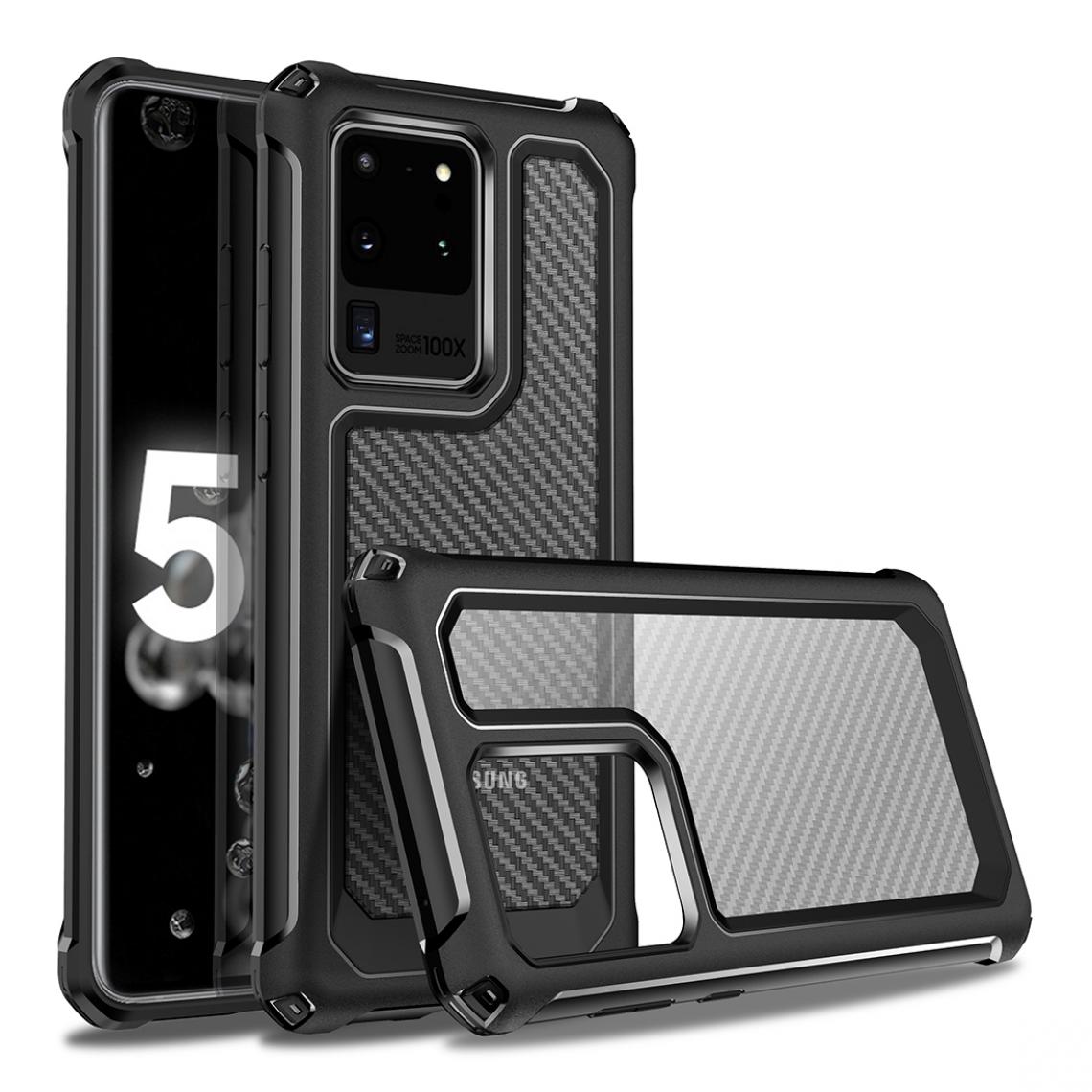 Karylax - Coque de Protection Maximale en GEL TPU, Coque Robuste et Anti-chocs Noir pour Samsung Galaxy S20 Plus - Coque, étui smartphone