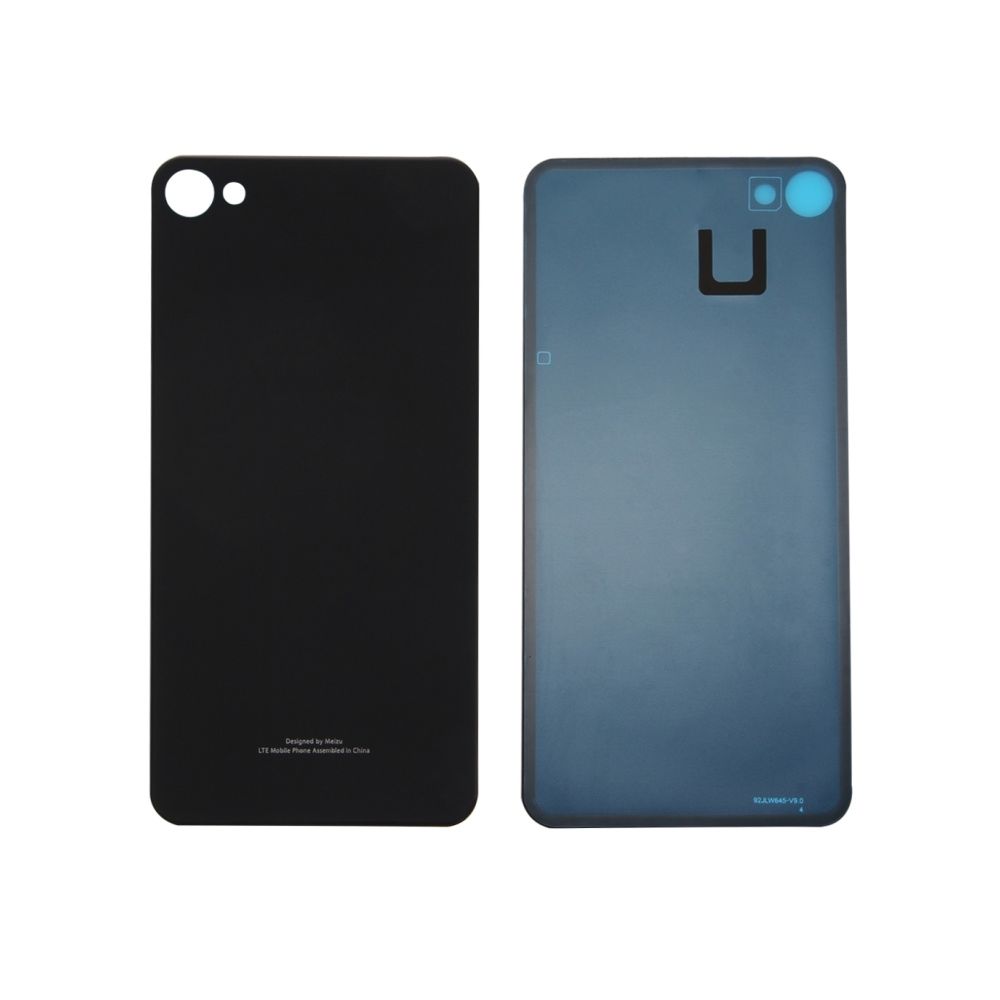 Wewoo - Coque arrière noir pièce détachée Meizu Meilan X couvercle de batterie en verre avec adhésif - Autres accessoires smartphone