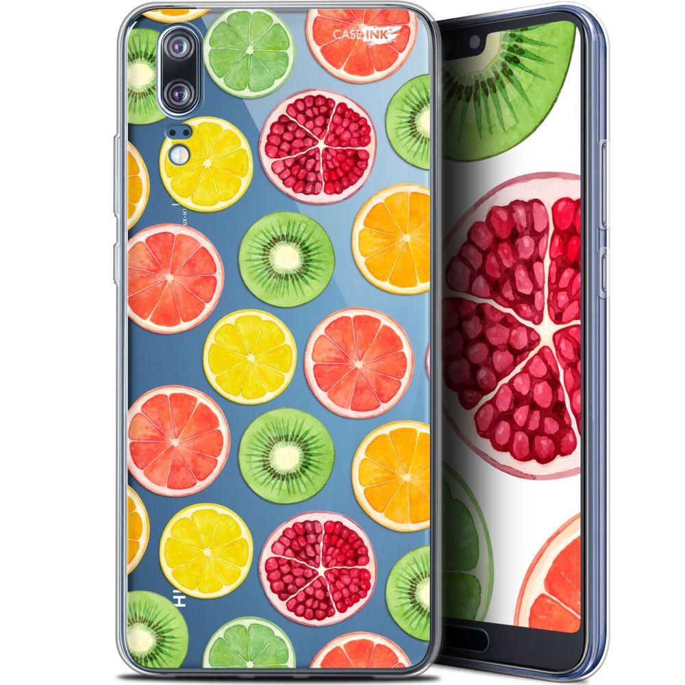 Caseink - Coque arrière Huawei P20 (5.8 ) Gel HD [ Nouvelle Collection - Souple - Antichoc - Imprimé en France] Fruity Fresh - Coque, étui smartphone