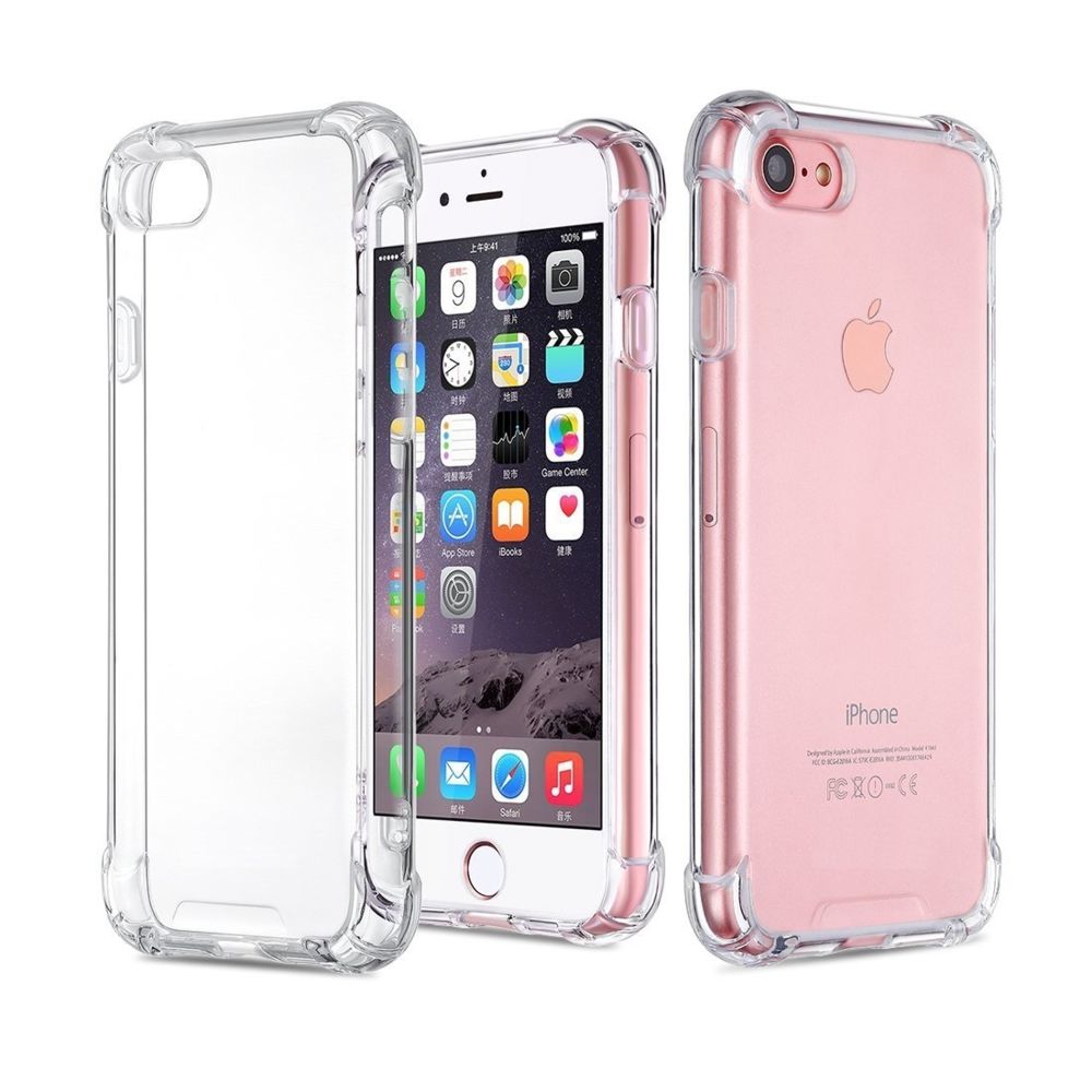 Phonillico - Coque Antichoc Silicone Transparent pour Apple iPhone 7 [Phonillico®] - Coque, étui smartphone