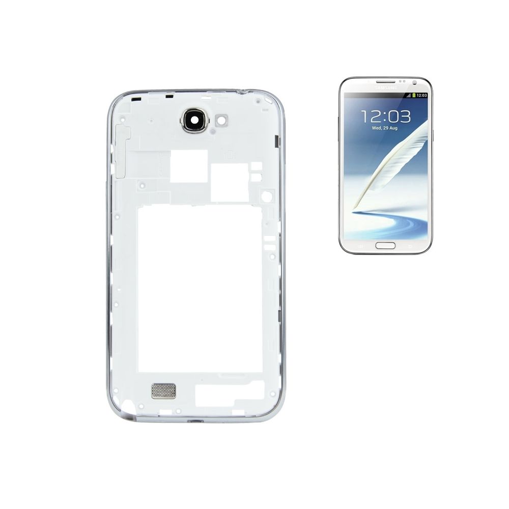 Wewoo - Pour Samsung Galaxy Note II blanc / N7100 pièce détachée Middle Board - Autres accessoires smartphone