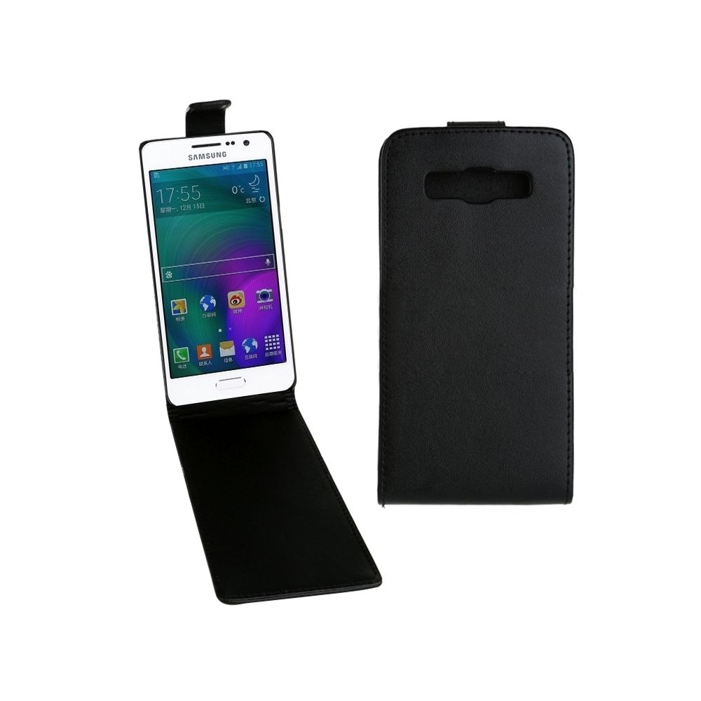 Wewoo - Housse Étui noir pour Samsung Galaxy A3 / A300F en cuir magnétique à rabat - Coque, étui smartphone
