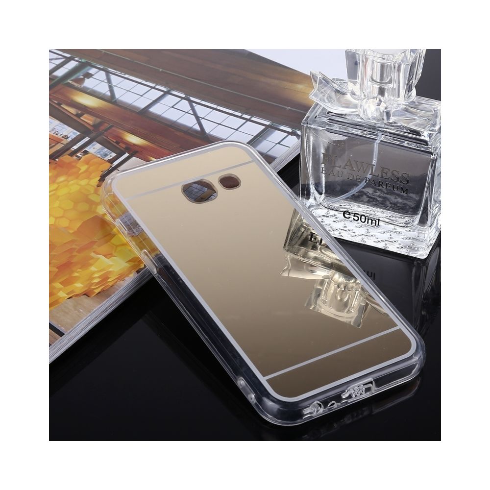 Wewoo - Coque renforcée or pour Samsung Galaxy A7 2017 acrylique + TPU galvanoplastie miroir de protection étui de arrière - Coque, étui smartphone