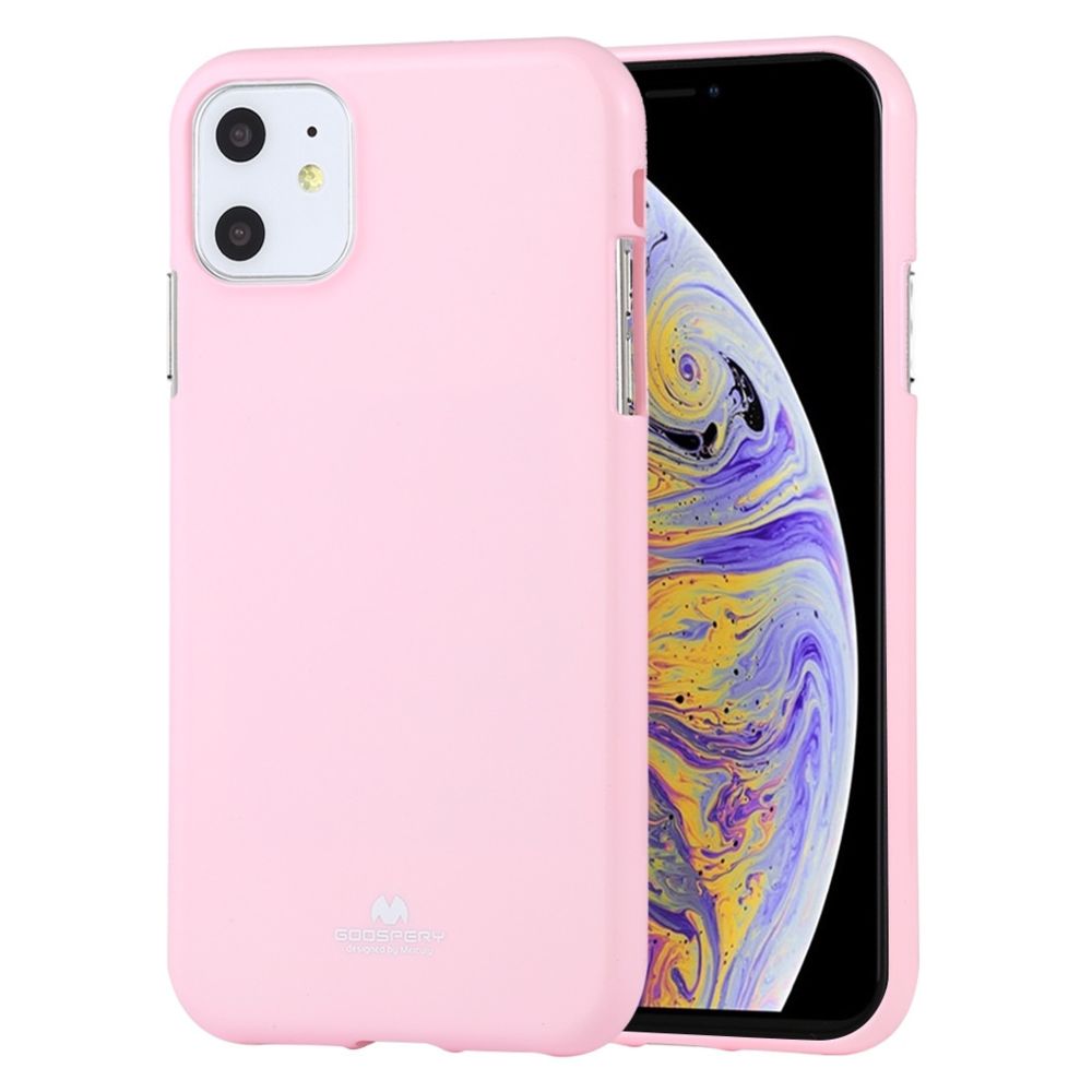Wewoo - Coque Souple JELLY TPU anti-choc et anti-rayures pour iPhone 11 rose - Coque, étui smartphone
