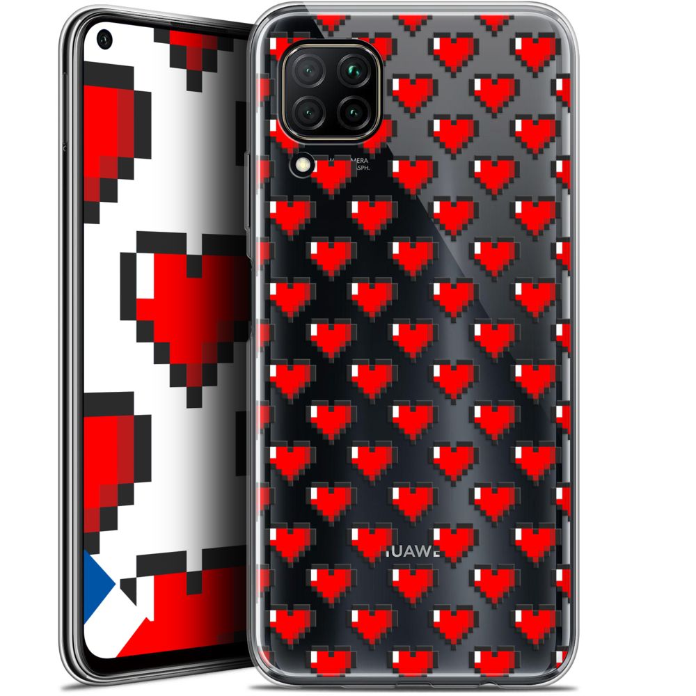 Caseink - Coque Pour Huawei P40 Lite (6.4 ) [Gel HD Collection Love Saint Valentin Design Pixel Art - Souple - Ultra Fin - Imprimé en France] - Coque, étui smartphone
