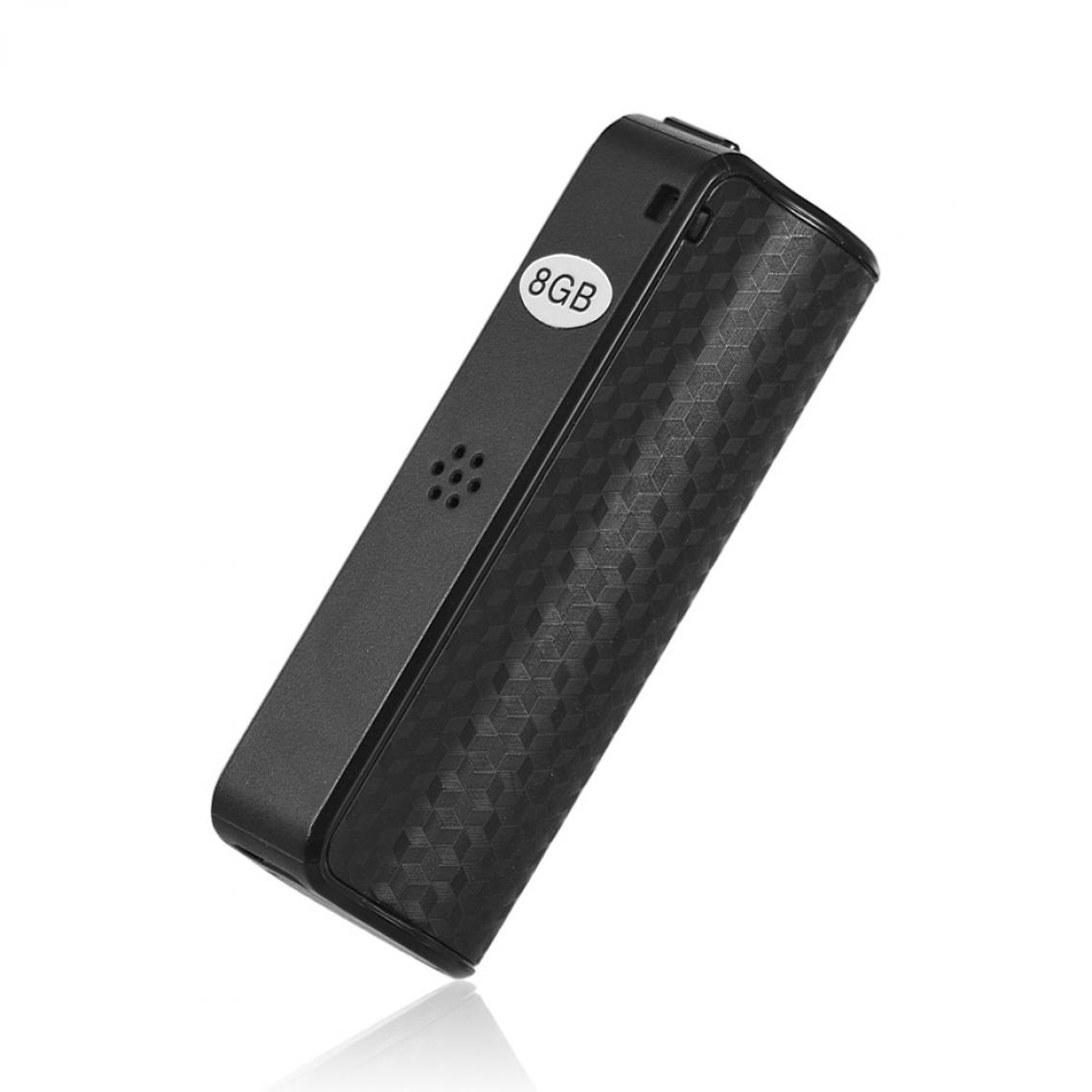Universal - Mini WAV Magnétophone Stylo 8 Go Activation de la Voix Magnétophone Numérique Lecteur MP3 Enregistrement de Réunions Non-Stop 20 Heures - Enregistreur audio numérique