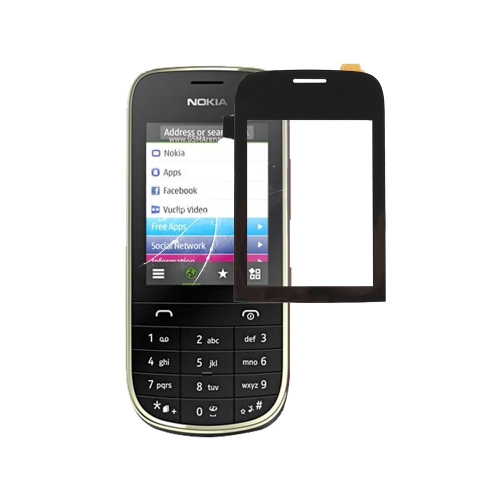 Wewoo - Ecran tactile Écran pour Nokia Asha 202 (noir) - Autres accessoires smartphone