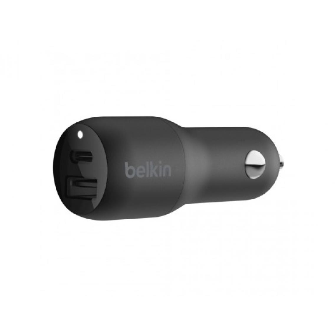 Belkin - Chargeur allume cigare F7U100BTBLK - Support téléphone pour voiture