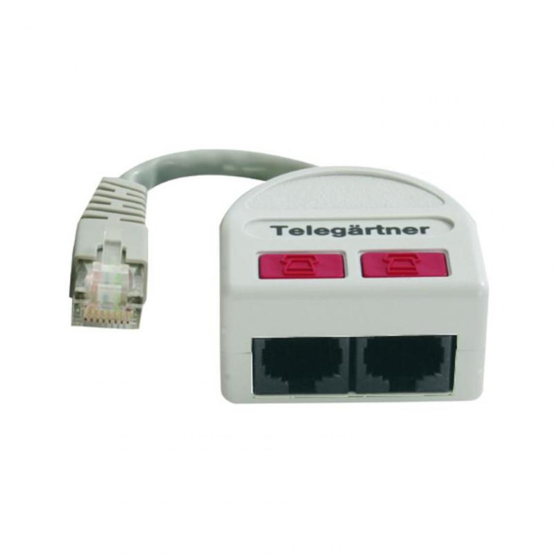 Telegartner - Telegärtner RNIS adapter-T pour les côtés des boîtes () - Accessoires Téléphone Fixe