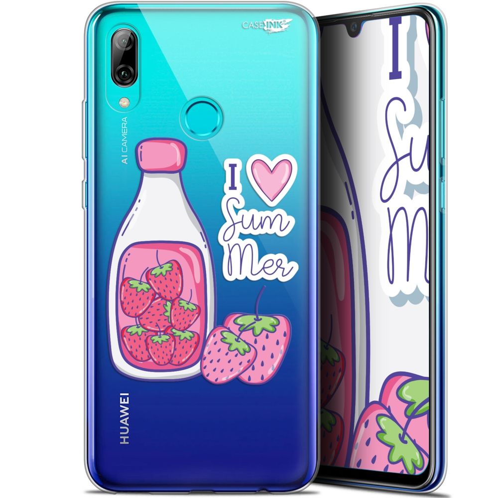 Caseink - Coque arrière Pour Huawei P Smart 2019 (6.21 ) Crystal Gel HD [ Nouvelle Collection - Souple - Antichoc - Imprimé en France] Milky Summer - Coque, étui smartphone
