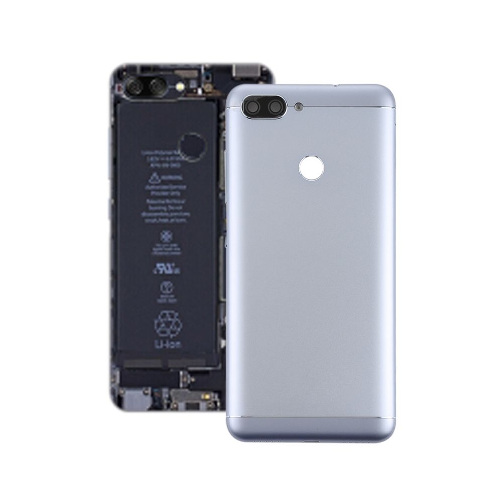Wewoo - Cache arrière avec objectif et touches latérales pour Asus Zenfone Max Plus (M1) / ZB570TL (Gris) - Autres accessoires smartphone