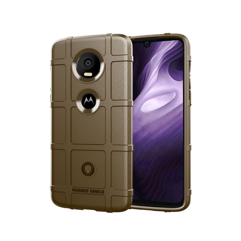 Wewoo - Coque TPU antichoc à couverture totale pour Motorola Moto Z4 Play (Marron) - Coque, étui smartphone