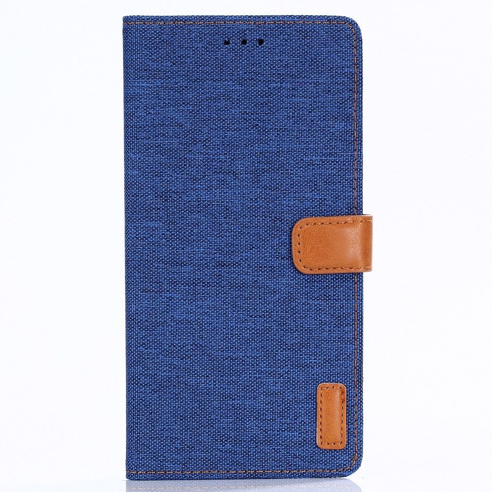 marque generique - Etui en PU tissu jeans bleu bébé pour votre Sony Xperia XZ2 Premium - Autres accessoires smartphone