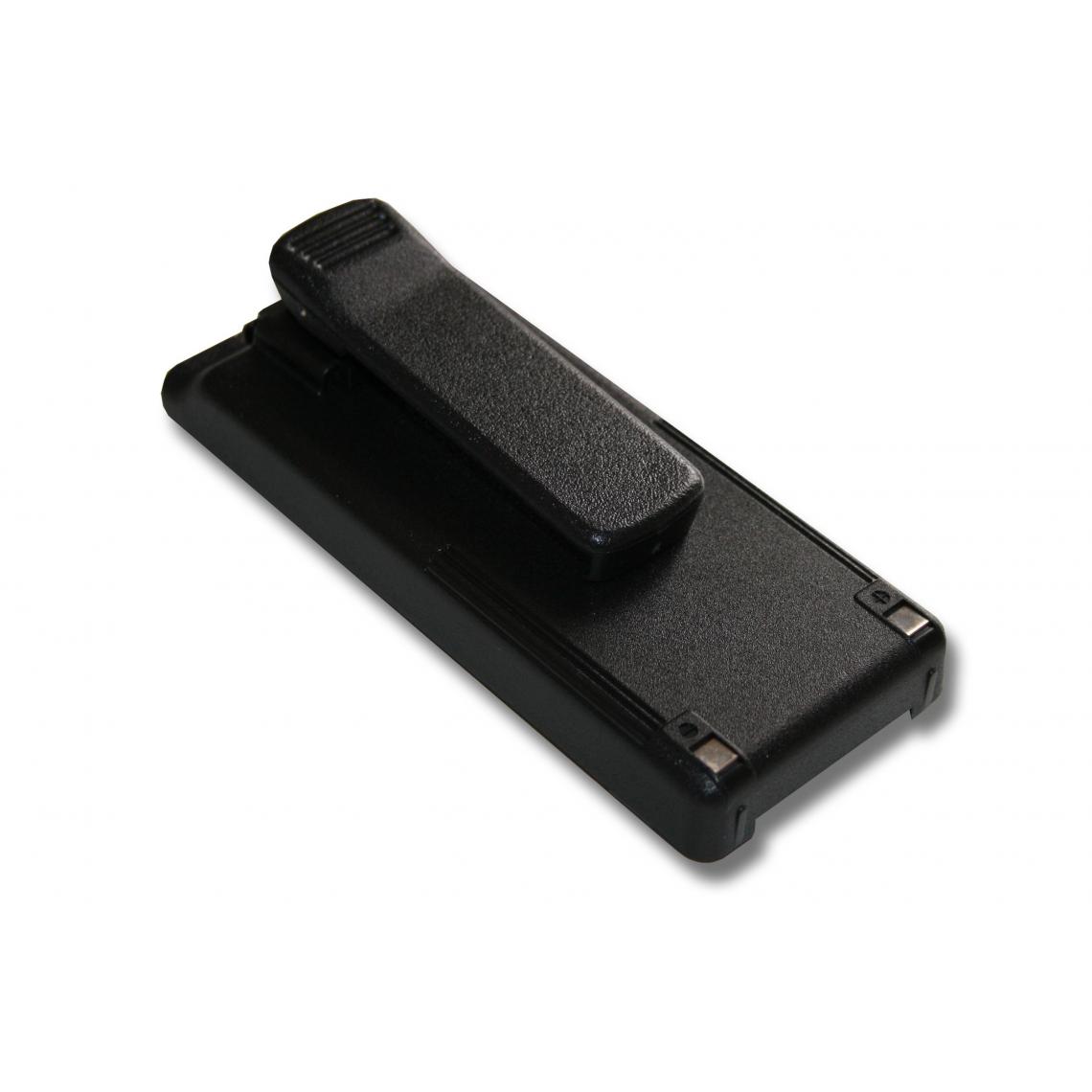 Vhbw - vhbw Batterie compatible avec Icom IC-T2A, IC-T2E, IC-T2H radio talkie-walkie (1650mAh, 9,6V, NiMH) - avec clip de ceinture - Autres accessoires smartphone