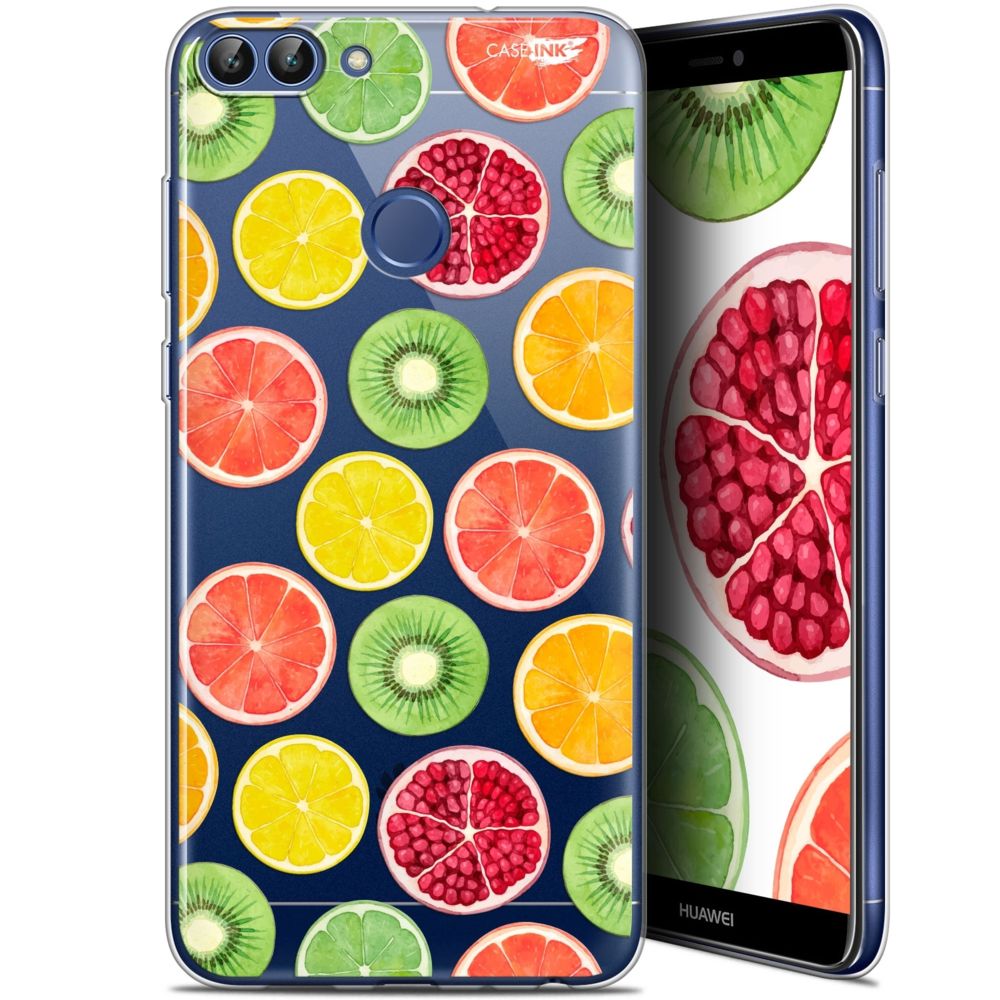 Caseink - Coque arrière Huawei P Smart (5.7 ) Gel HD [ Nouvelle Collection - Souple - Antichoc - Imprimé en France] Fruity Fresh - Coque, étui smartphone