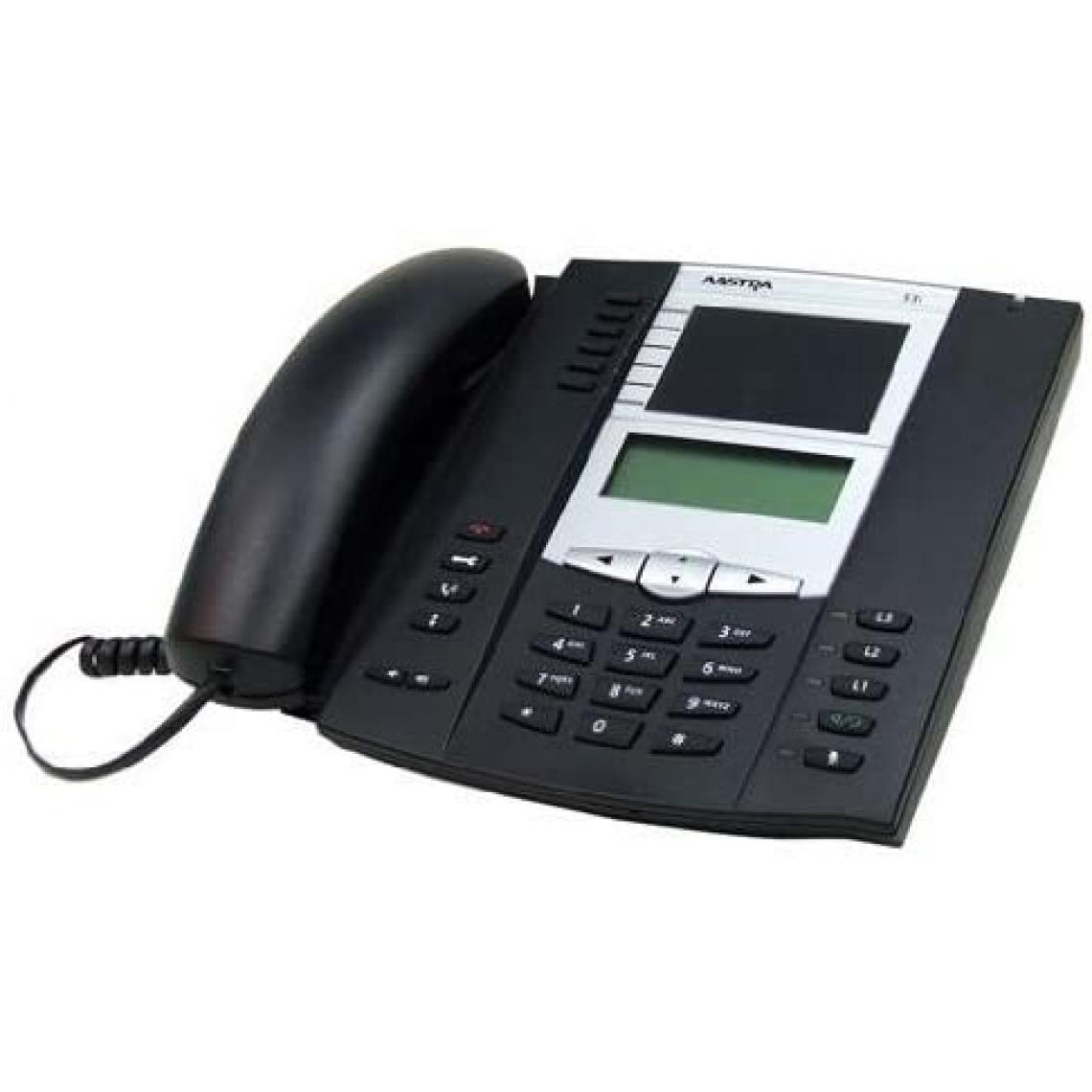 Aastra - Aastra A1753 6753i Téléphone VoIP avec bloc secteur - Téléphone fixe filaire