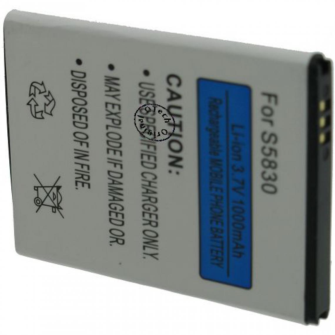 Otech - Batterie compatible pour SAMSUNG GT-S5670 GALAXY FIT - Batterie téléphone