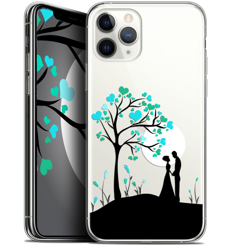 Caseink - Coque Pour Apple iPhone 11 Pro Max (6.5 ) [Gel HD Collection Love Saint Valentin Design Sous l'arbre - Souple - Ultra Fin - Imprimé en France] - Coque, étui smartphone