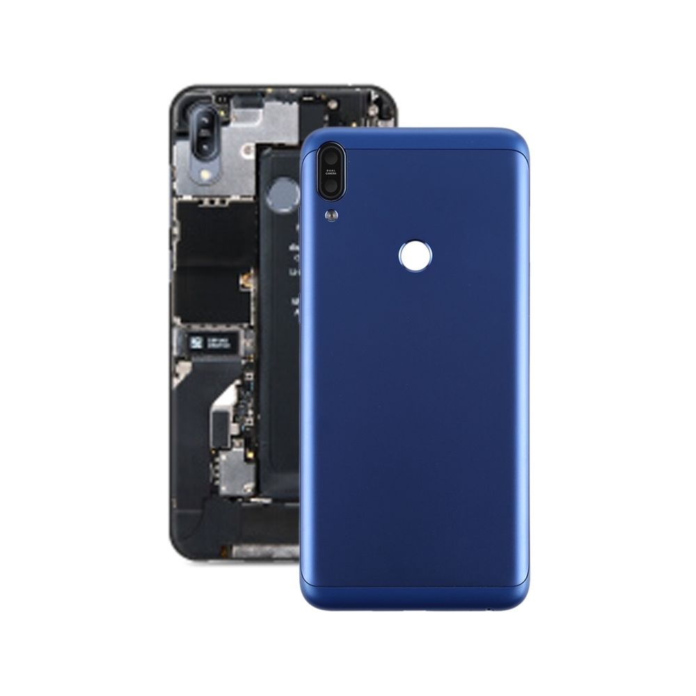 Wewoo - Coque Cache arrière de la batterie avec objectif caméra et touches latérales pour Asus Zenfone Max Pro (M1) ZB601KL / ZB602K (Bleu) - Autres accessoires smartphone