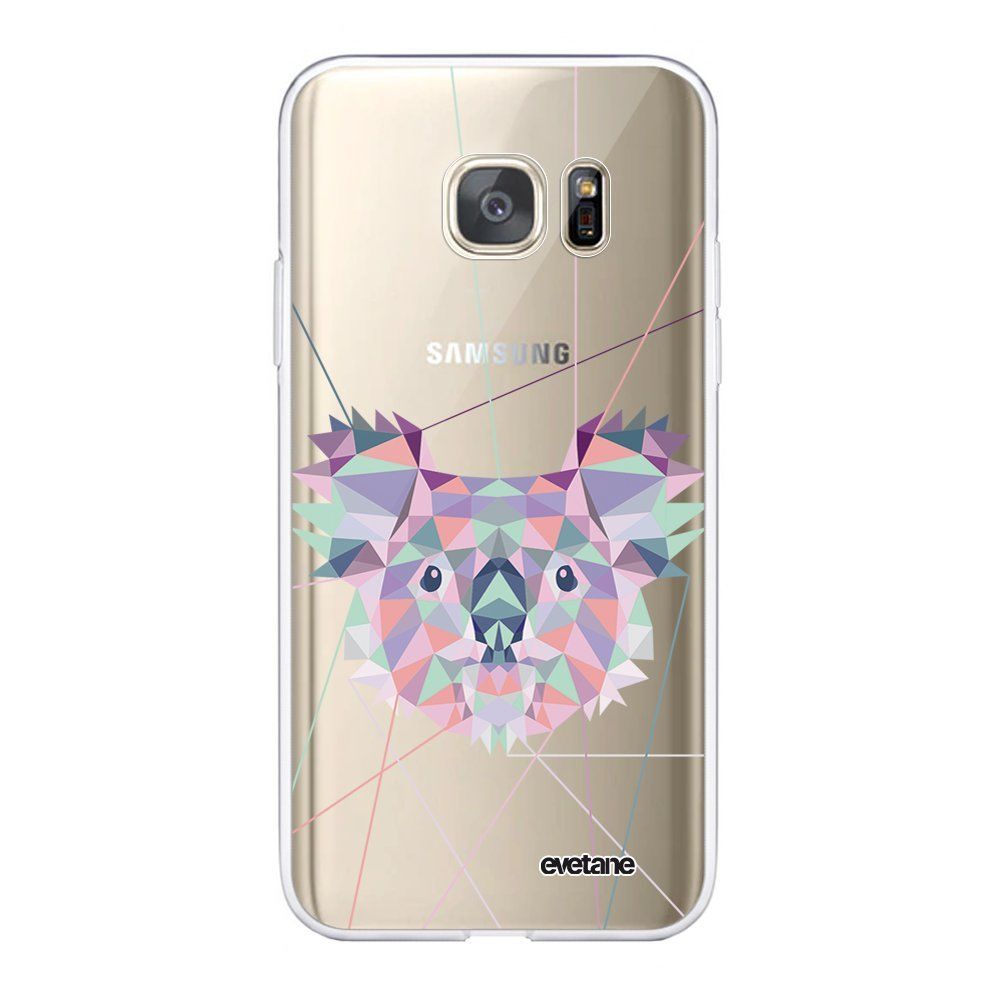 Evetane - Coque Samsung Galaxy S7 360 intégrale transparente Koala outline Ecriture Tendance Design Evetane. - Coque, étui smartphone