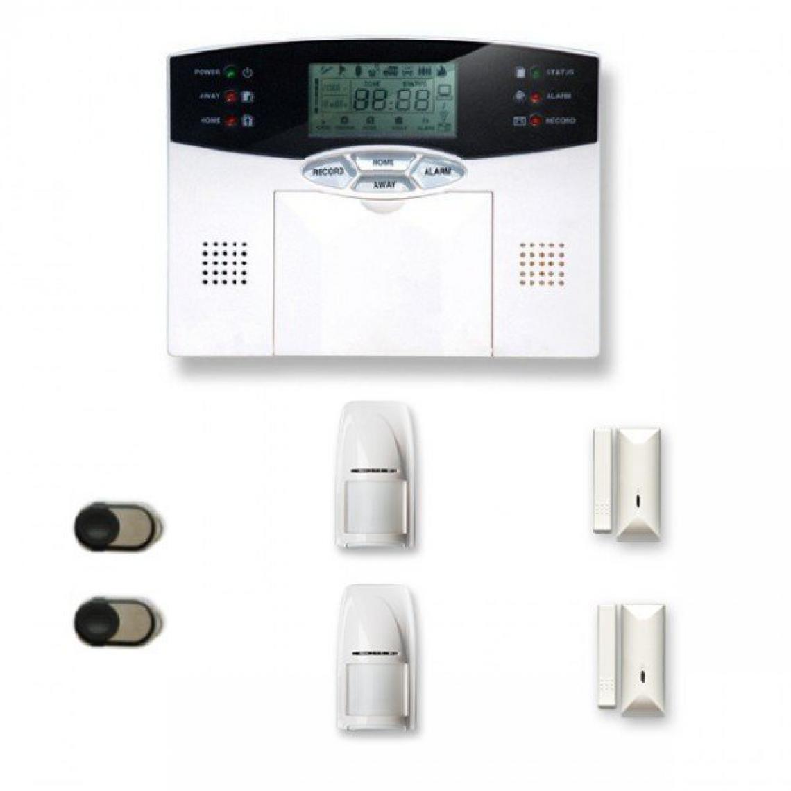 Tike Securite - Alarme maison sans fil MN20 Compatible Box internet - Alarme connectée