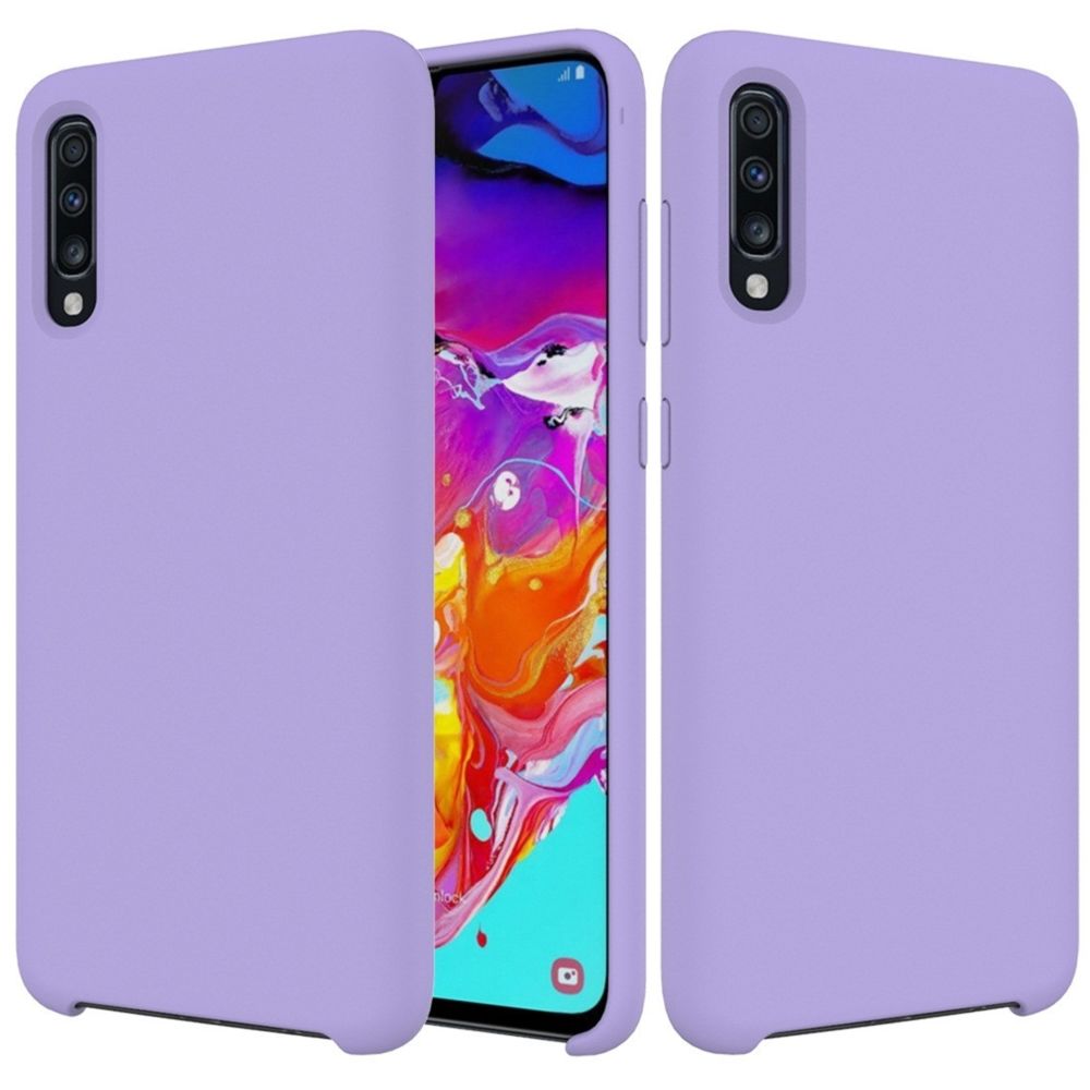 Wewoo - Coque Souple Étui de protection en silicone Dropproof pour Galaxy A70 violet - Coque, étui smartphone