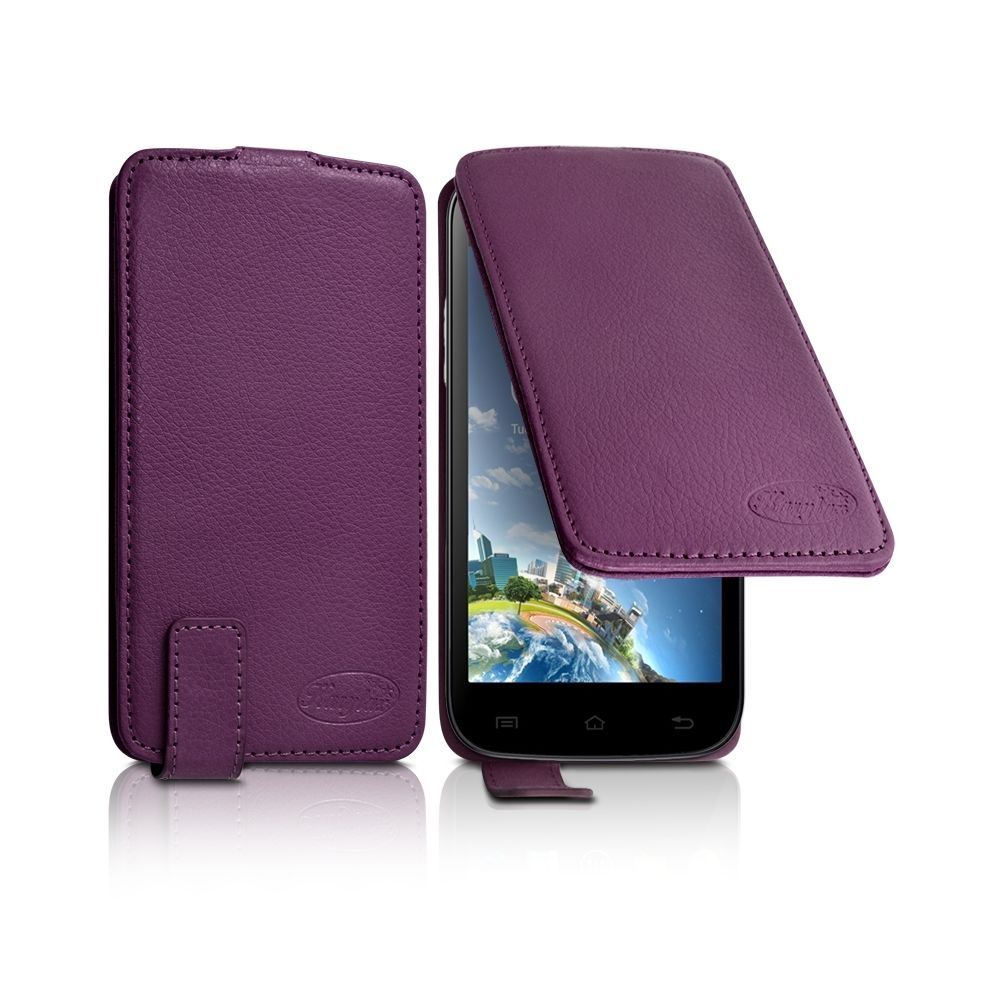 Karylax - Etui Clapet Couleur Violet Universel L pour Archos Sense 55DC - Autres accessoires smartphone
