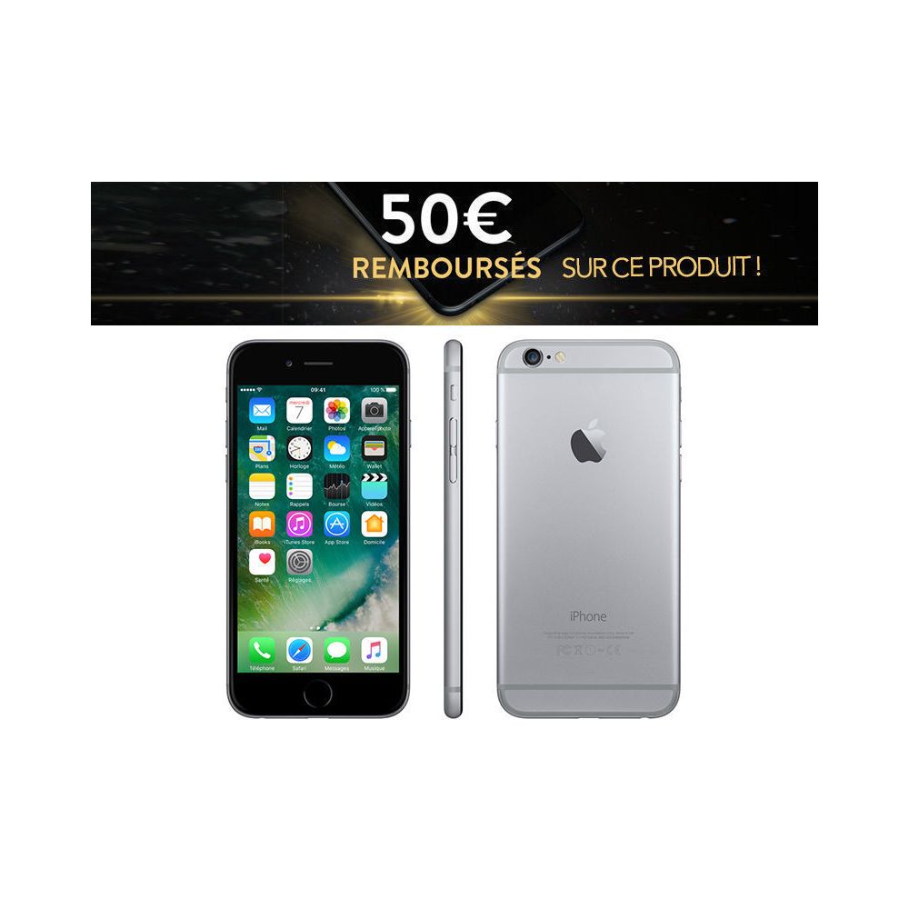 Apple - iPhone 6 Gris Sidéral 64 Go - iPhone