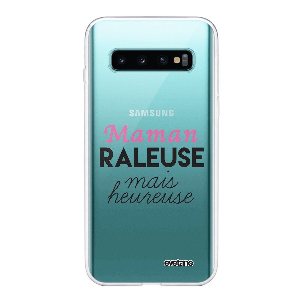 Evetane - Coque Samsung Galaxy S10 Plus souple transparente Maman raleuse Motif Ecriture Tendance Evetane. - Coque, étui smartphone