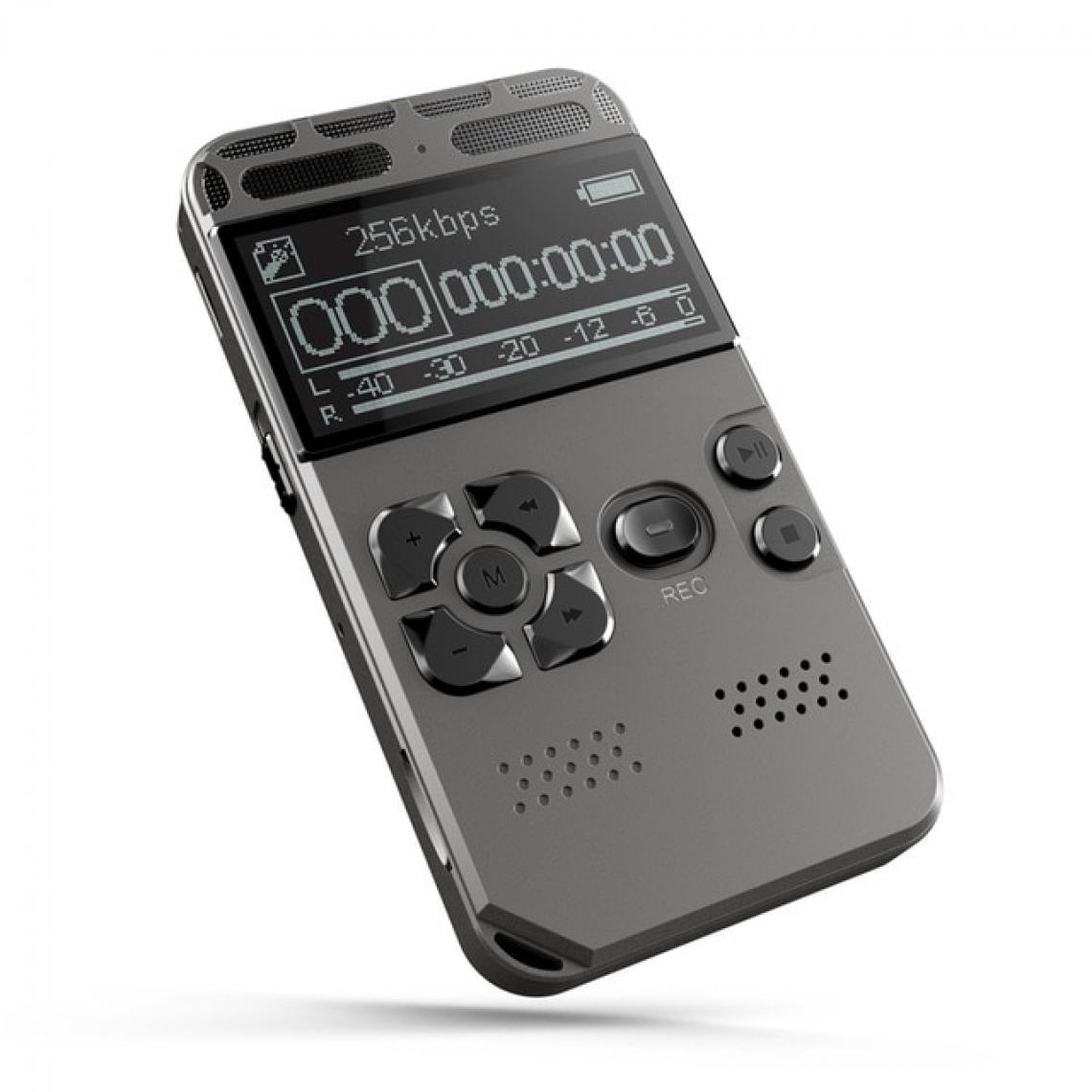 Universal - Activation vocale Magnétophone numérique Lecteur MP3 Lecteur de musique 8 Go Carte d'enregistrement en un bouton Réduction du bruit Magnétophone V35 | - Enregistreur audio numérique