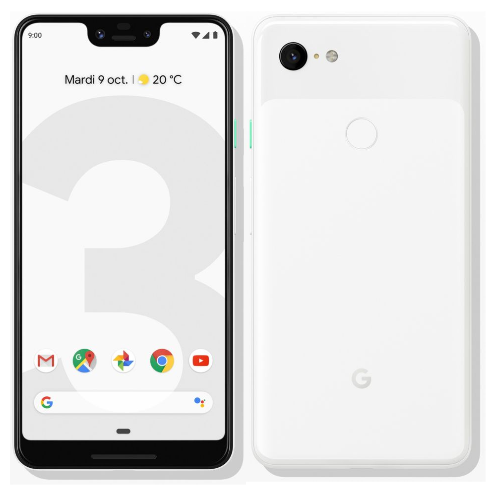 GOOGLE - Pixel 3 XL - 128 Go - Blanc - Smartphone Android