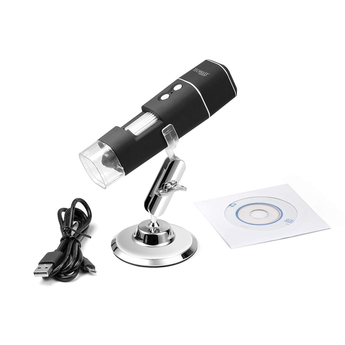 Technaxx - Technaxx - Microsocpe TX-158 sans fil WiFi FullHD grossissement X1000 - Caméra de surveillance connectée