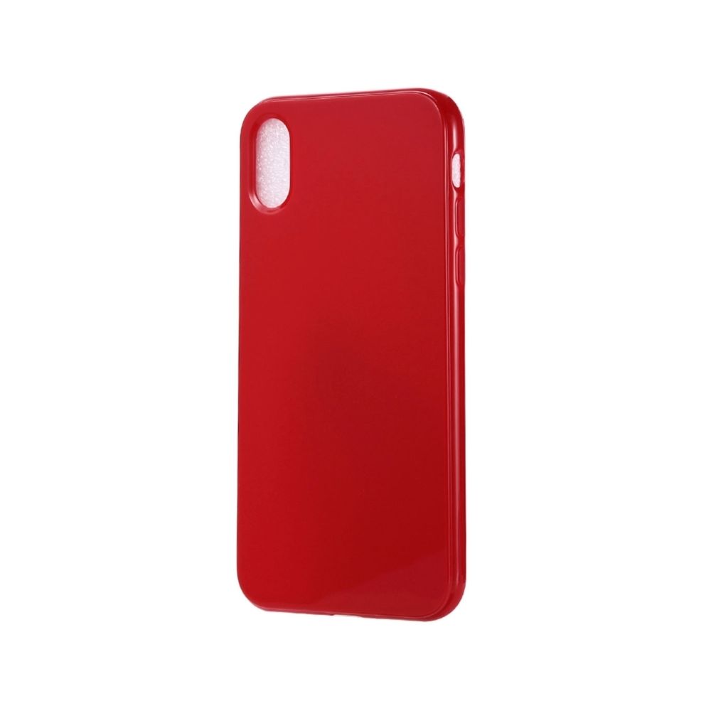 Wewoo - Coque Etui TPU Candy Color pour iPhone X / XS Rouge - Coque, étui smartphone