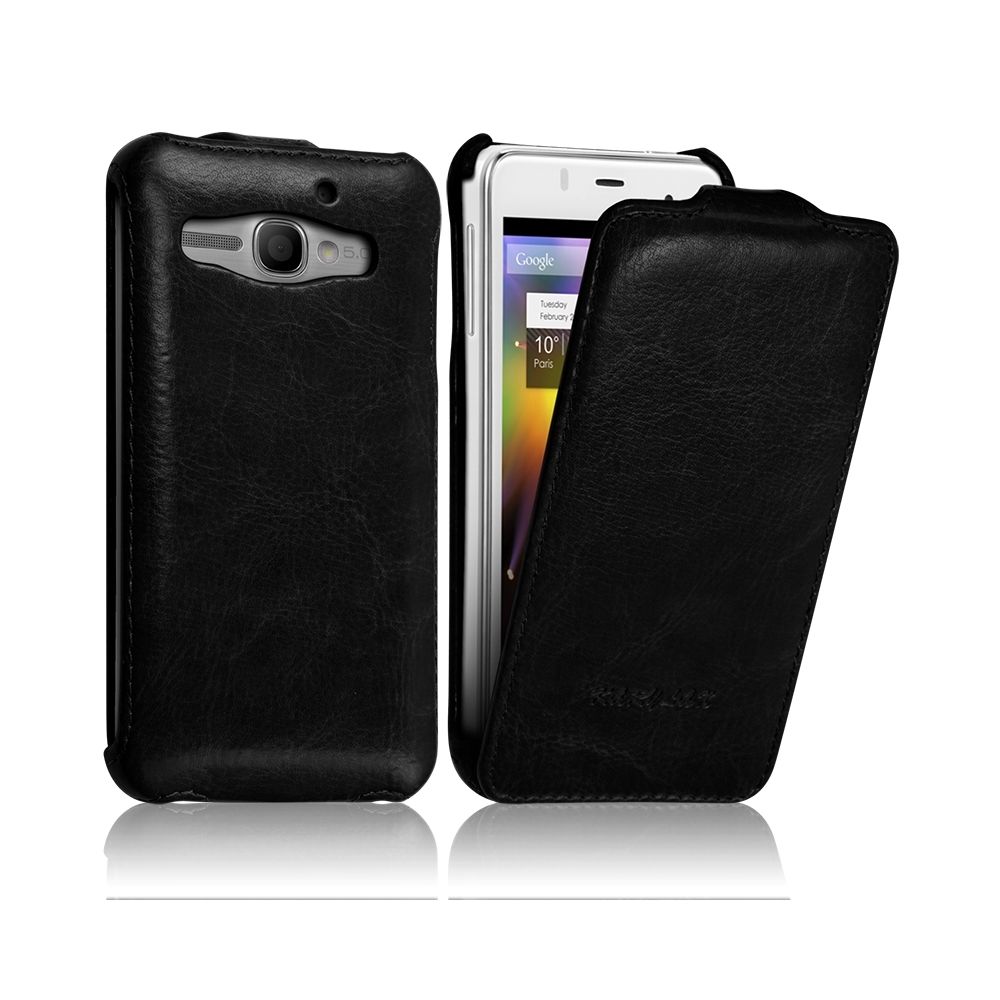 Karylax - Housse Etui Coque Rigide à Claper couleur Noir pour Alcatel One Touch Star + Film de Protection - Autres accessoires smartphone