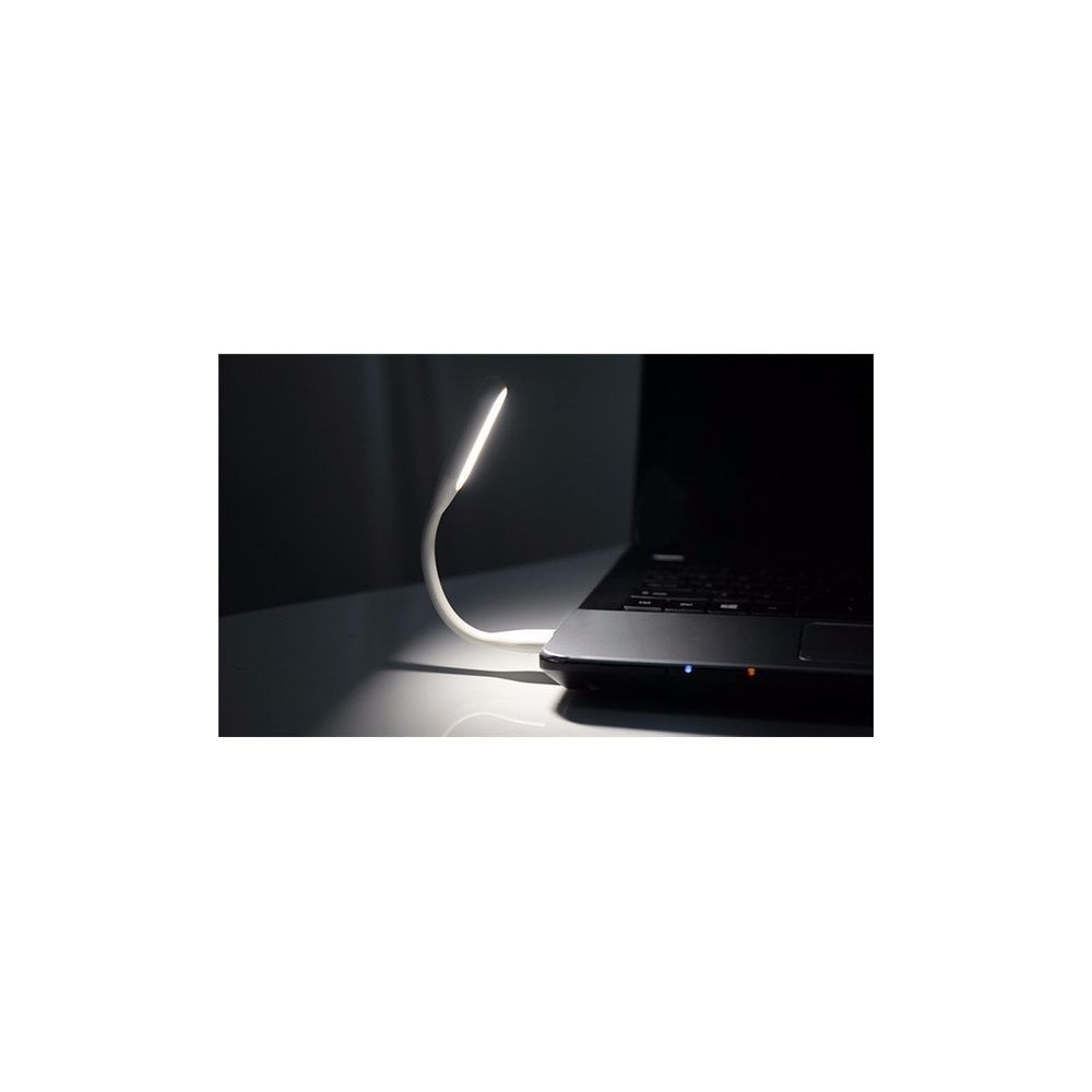 Shot - Lampe LED USB pour Ordinateur Portable PC MAC Lumiere Lecture Flexible Mini (NOIR) - Lampe connectée
